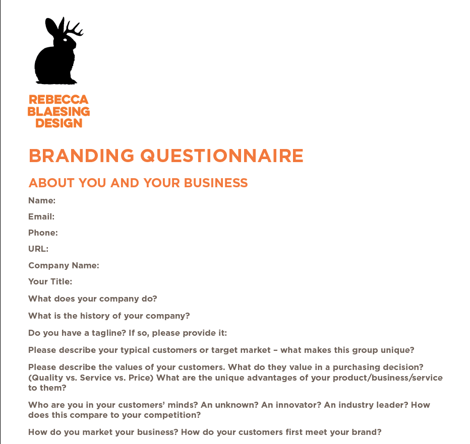 branding dissertation questions