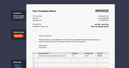 quick invoice paypal