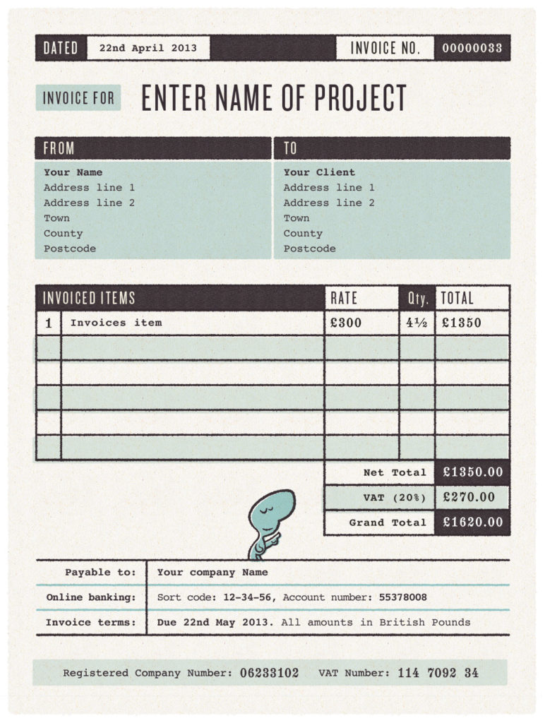 Invoice Template For Freelance Work