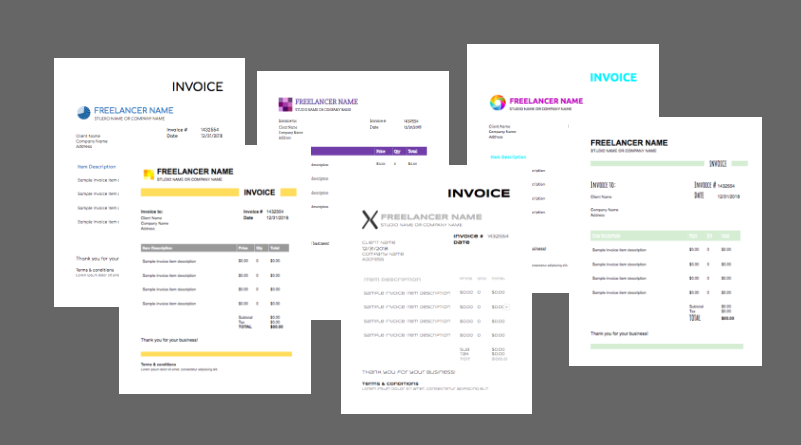 Free Indesign Invoice Template Database