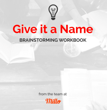 Give it a Name - Brainstorm Workbook