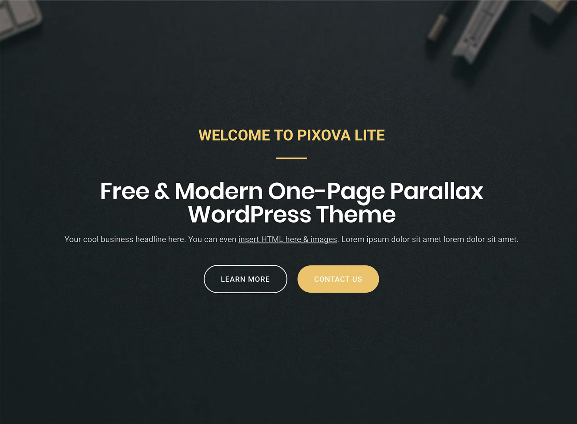 freelancer wordpress theme - Pixova Lite 