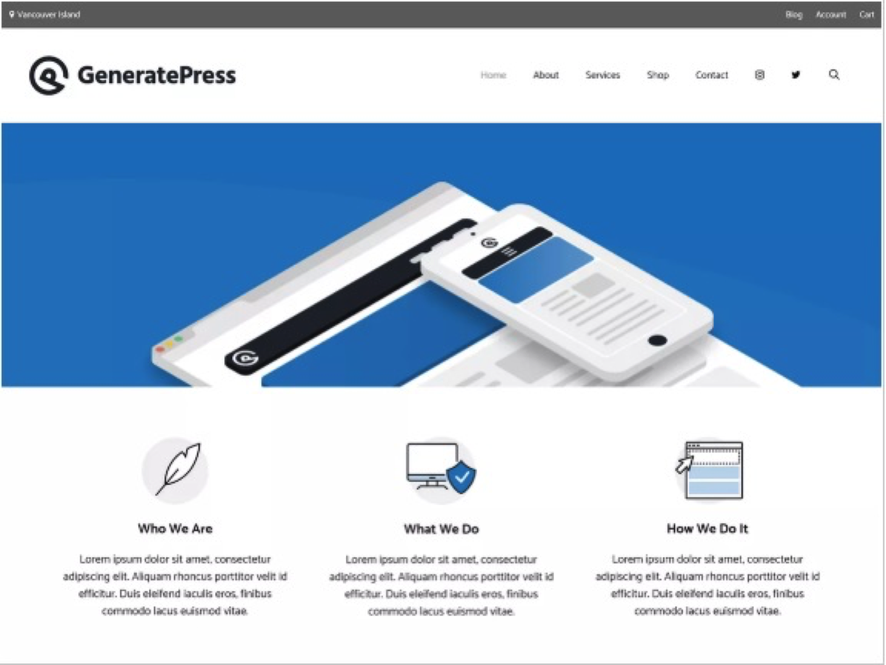 freelancer wordpress theme - generatepress