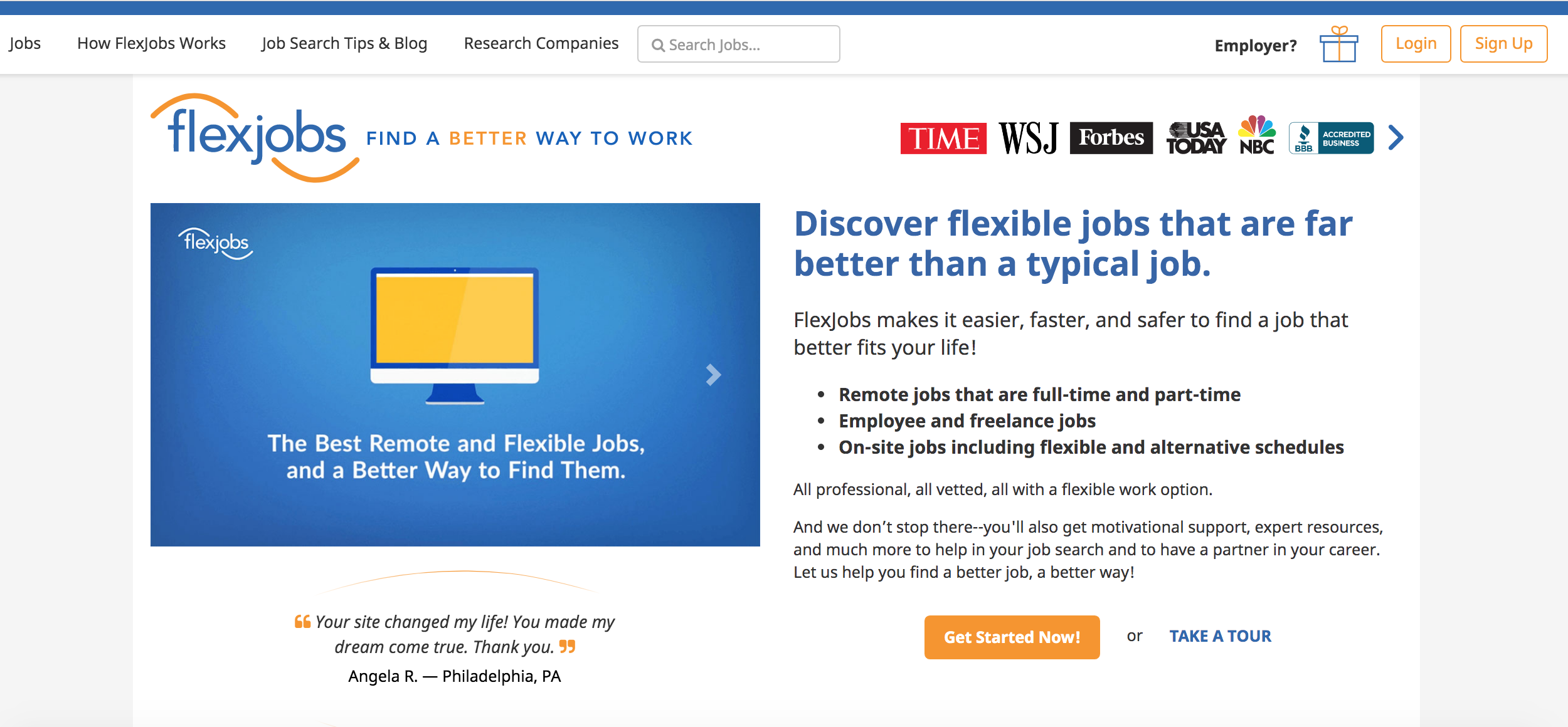 writing jobs sites - flexjobs