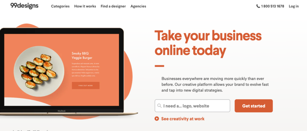 best freelance websites - 99 designs