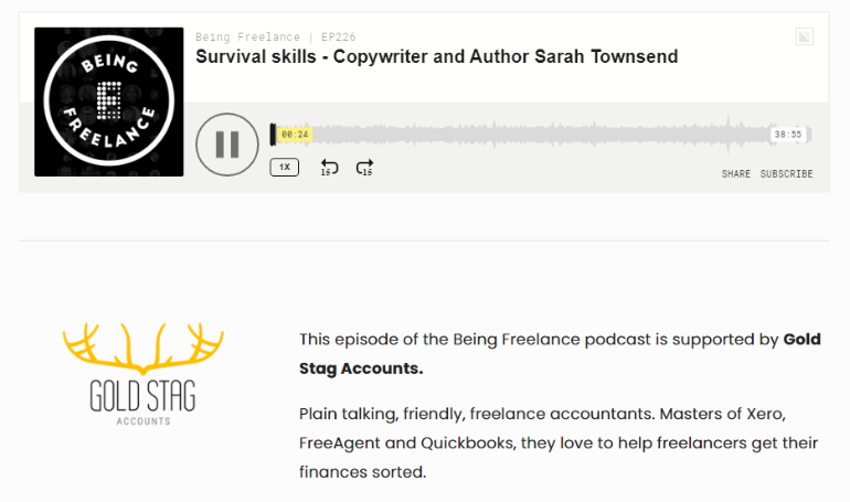 podcasts for freelancers- Being Freelance
