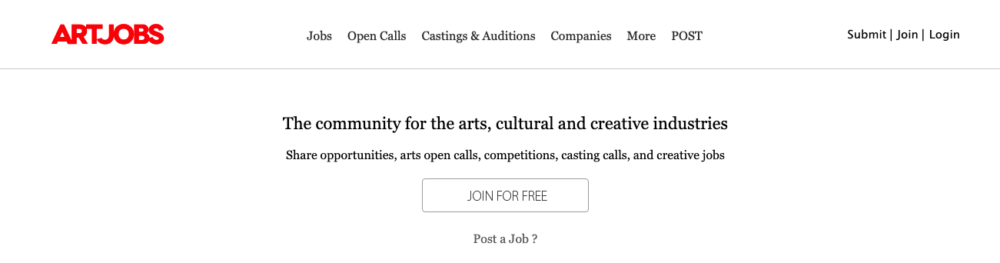 freelance art jobs - artjobs