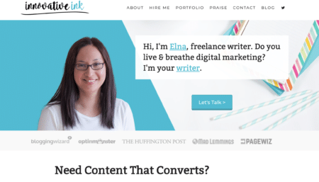 freelance writer website