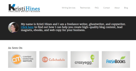 freelance writer website