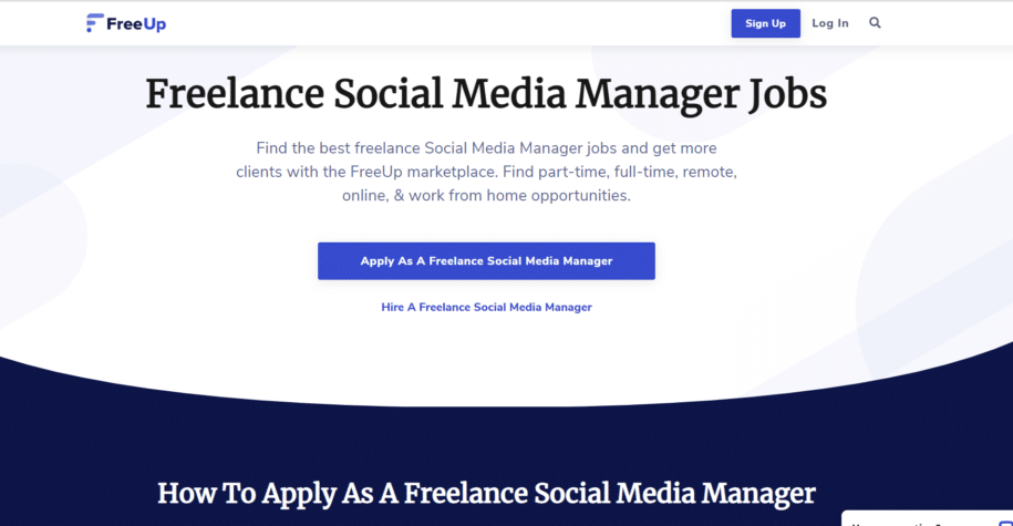 freelance social media manager - freeup