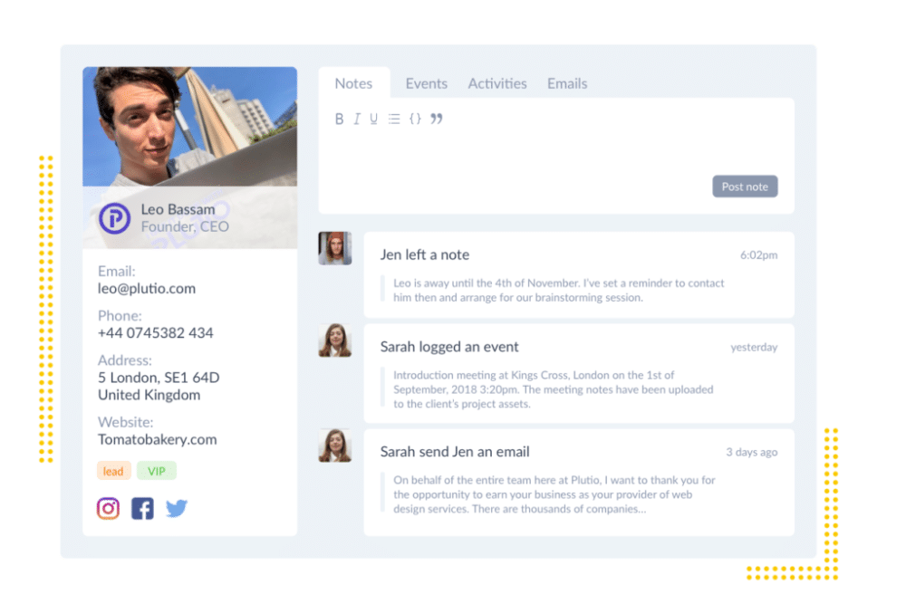 client management software - plutio