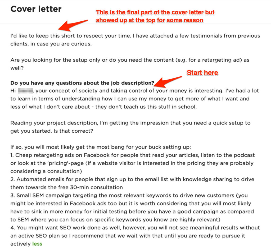 Upwork Proposal Templates
