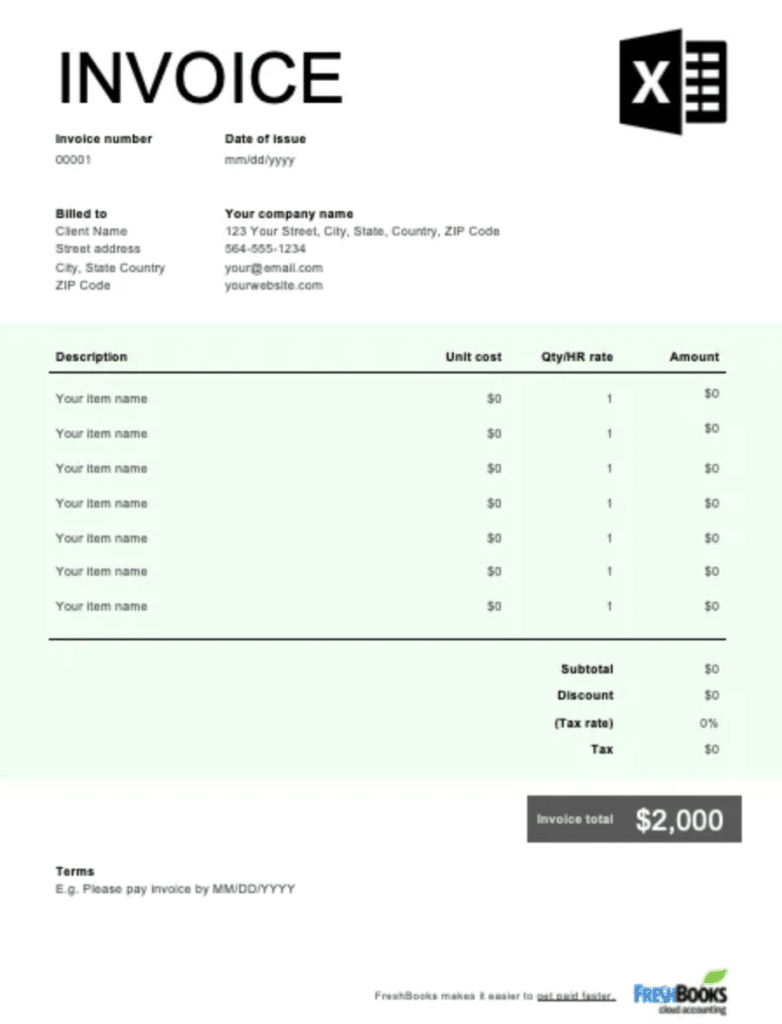 How to Create An Excel Invoice Template ( 3 Free Templates) How to Create An Excel Invoice Template ( 3 Free Templates)