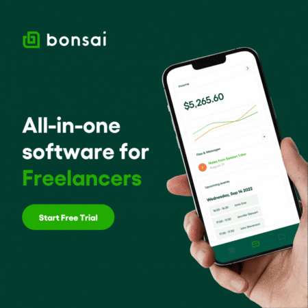 Reklama: Bonsai — oprogramowanie typu „wszystko w jednym” dla freelancerów