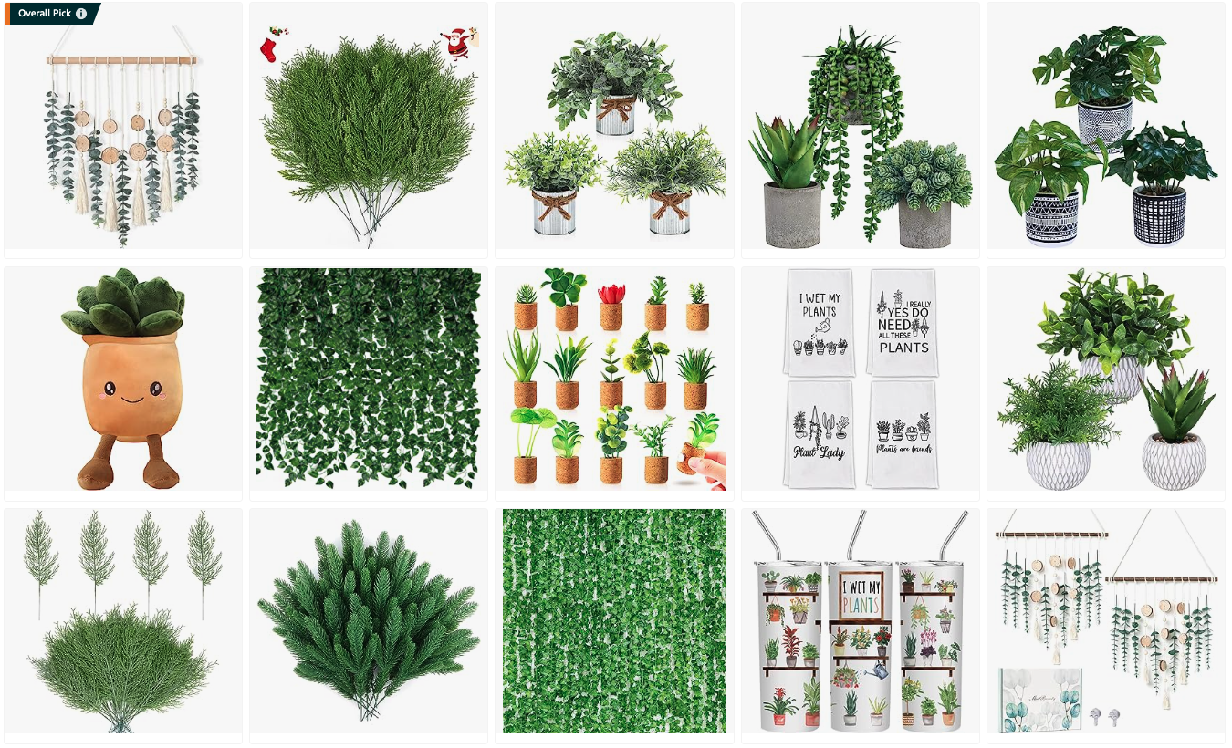 plants or greenery gift ideas