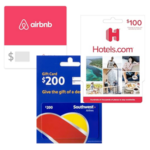 travel gift cards