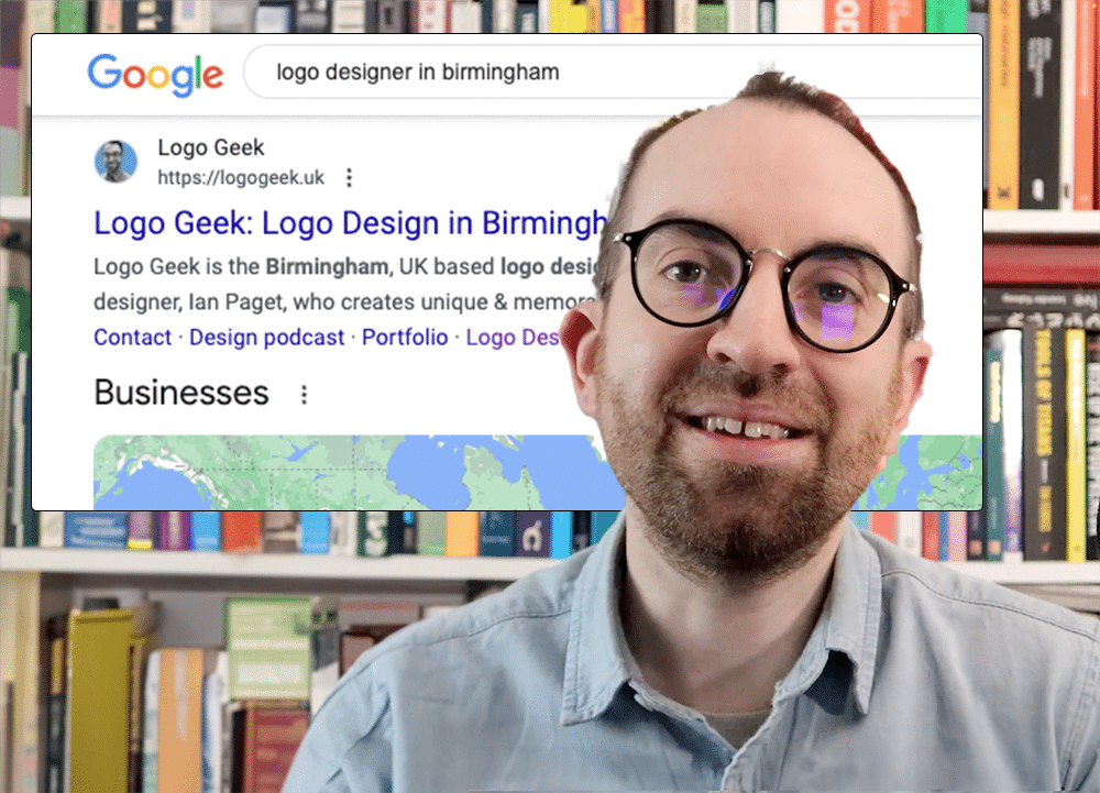 Ian Pagent Logo Geek Ranking 1 in Google