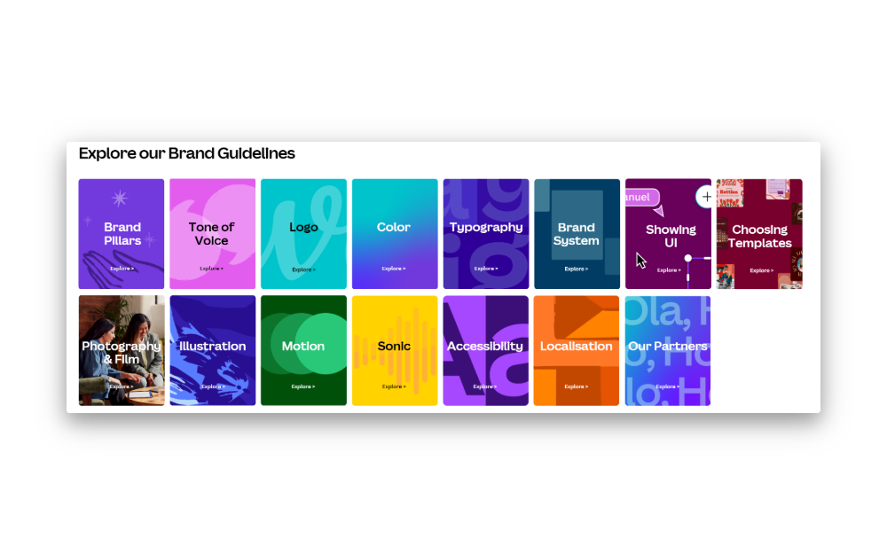 Brand guidelines go beyond design and should include communication standards
