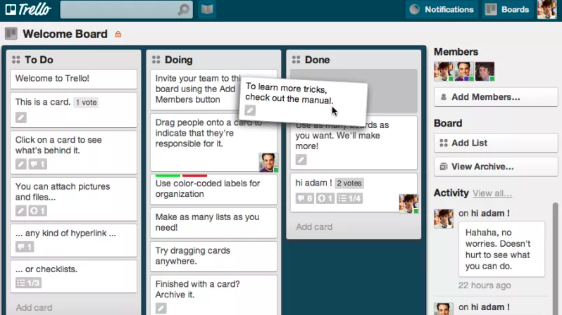 Tools for freelancers - Trello